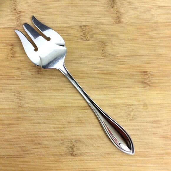 Oneida Arbor American Harmony Cold Meat Serving Fork Stainless Steel Flatware - Picture 2 of 4